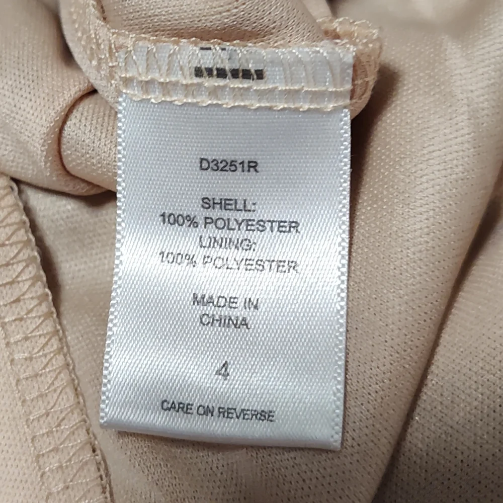 Alexia Admor Navy/Nude Short Sleeve Delora Dress Size 4 - Picture 9 of 9